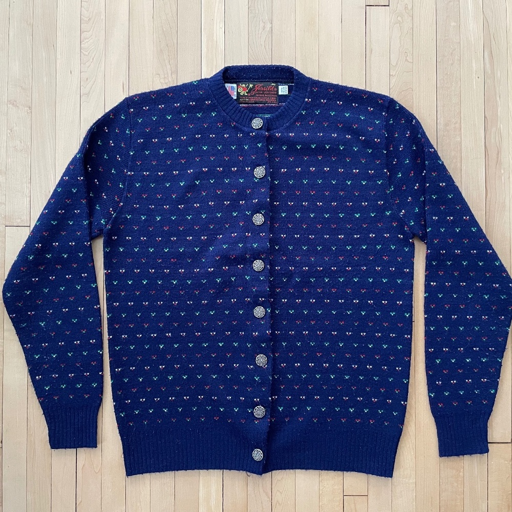 Vintage Jersild Nordic cardigan sweater